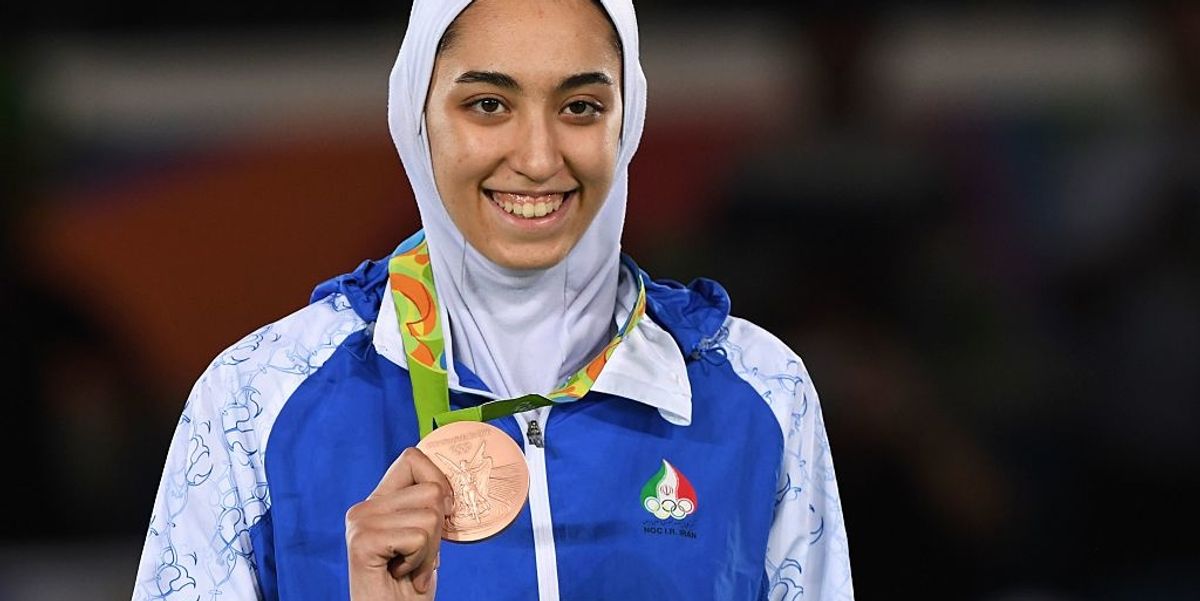 Iran's only female Olympic medalist announces her defection from Iran in scathing message