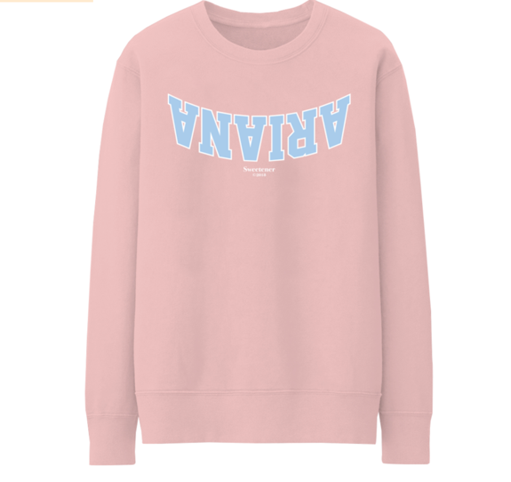 ariana grande sweetener hoodie blue