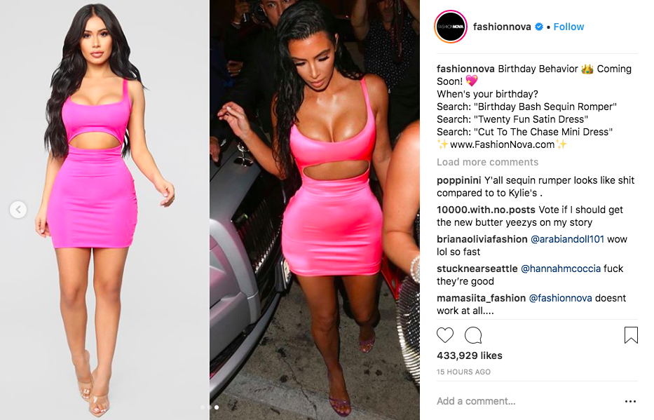 kylie jenner pink dress fashion nova