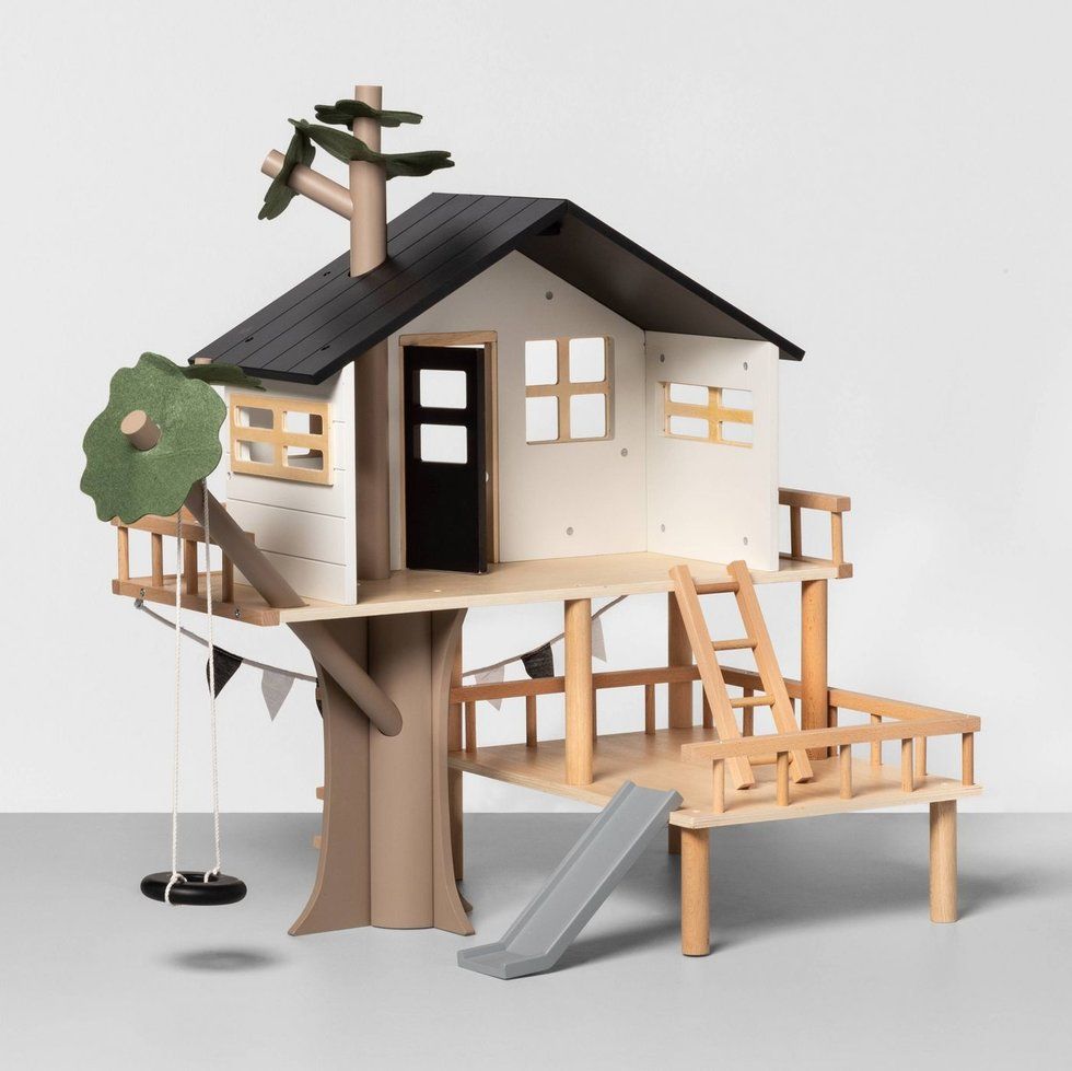 wooden toy treehouse