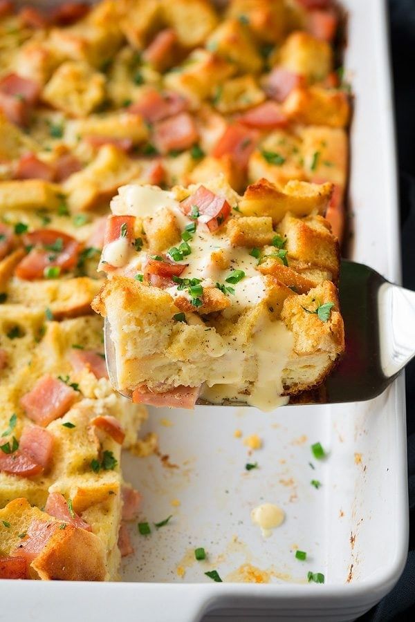 Overnight Eggs Benedict Casserole