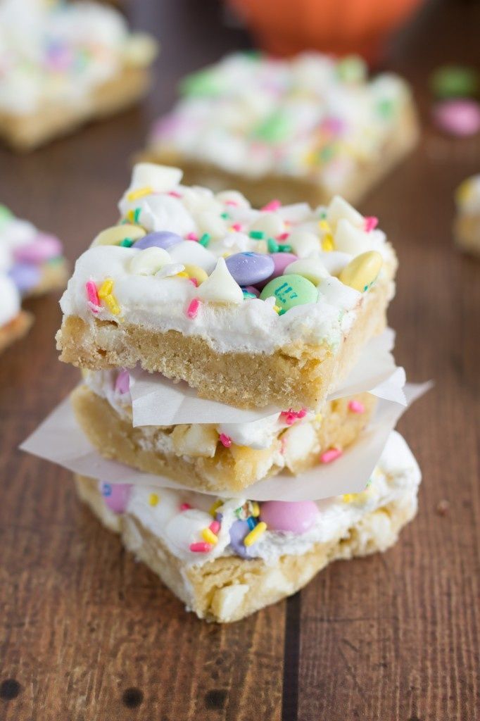 Barras de confeti de galletas de azúcar fáciles