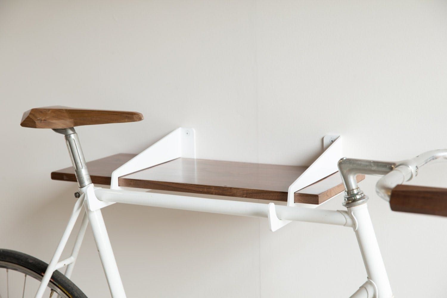 minimalist bike wall mount