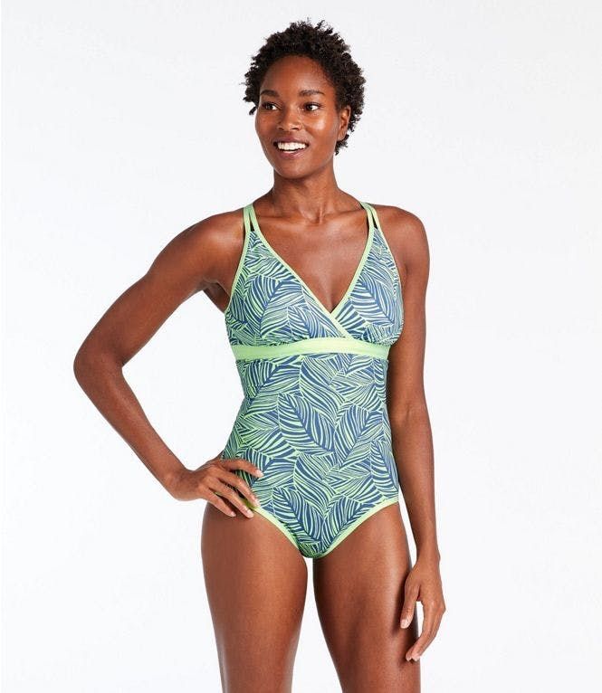 ll bean one piece swimsuits
