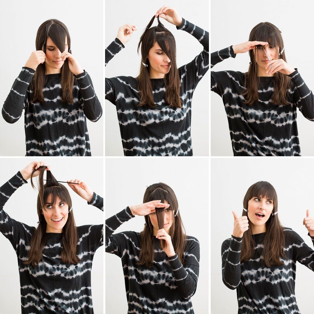 The Foolproof Guide To Cutting Your Own Bangs Brit Co