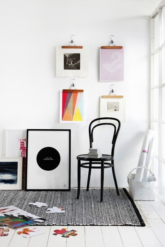 10 Wall Art Display Ideas That Aren T Another Gallery Wall Brit Co