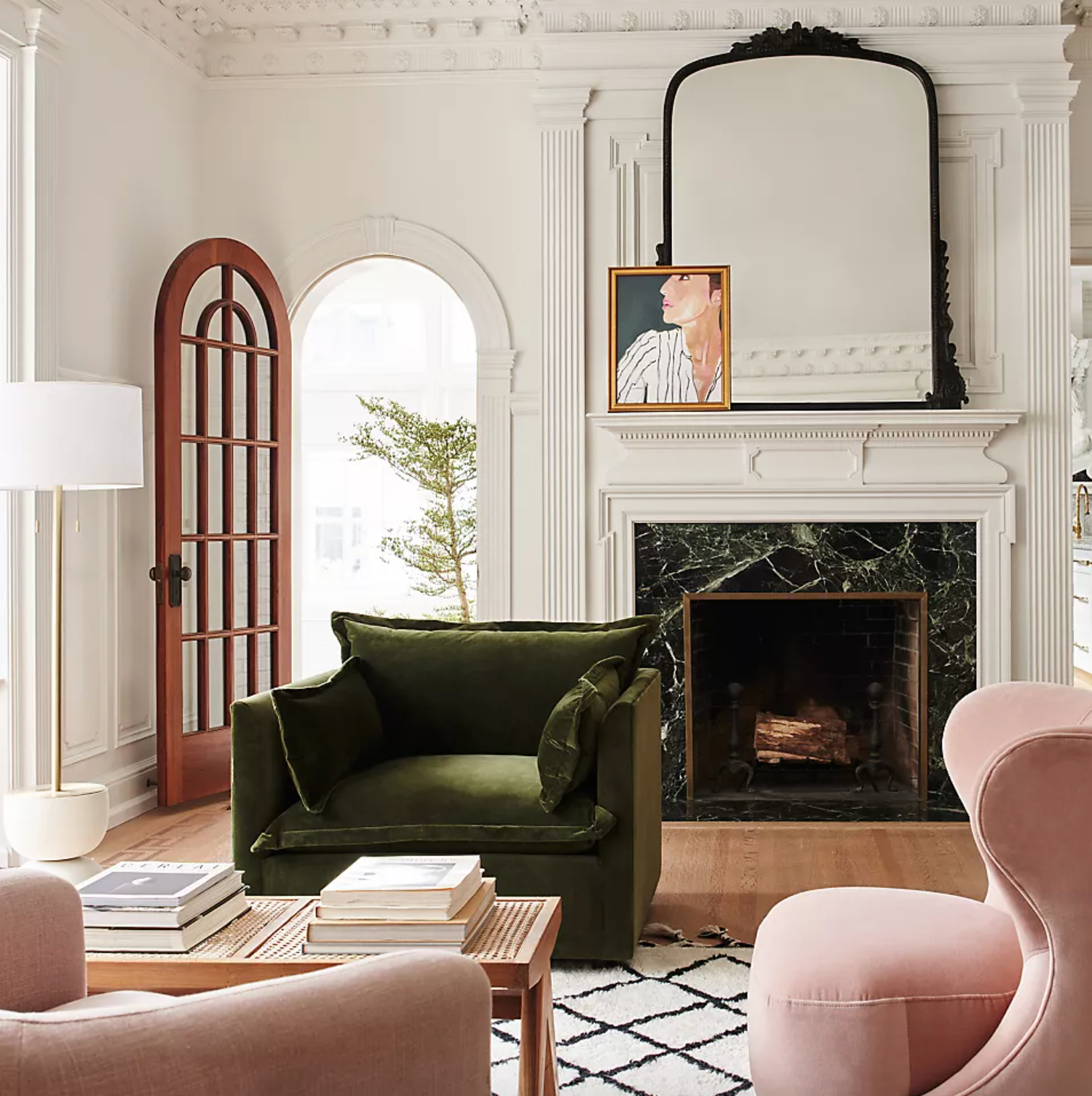 Statement Wall Mirrors For Your Home Asymmetric Squiggly Brit Co