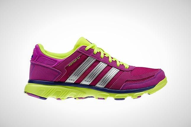 bright colored athletic shoes
