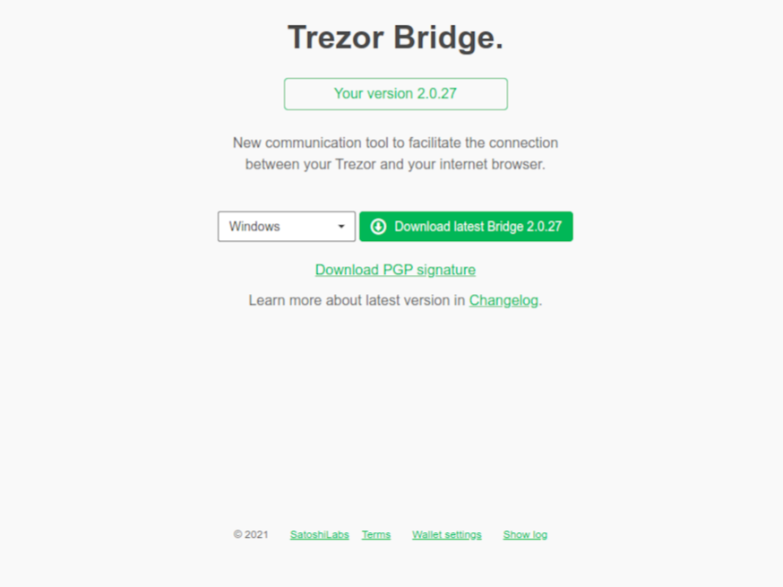 Is trezor bridge safe