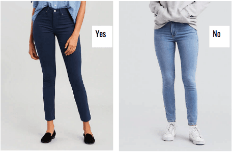 business casual jeans