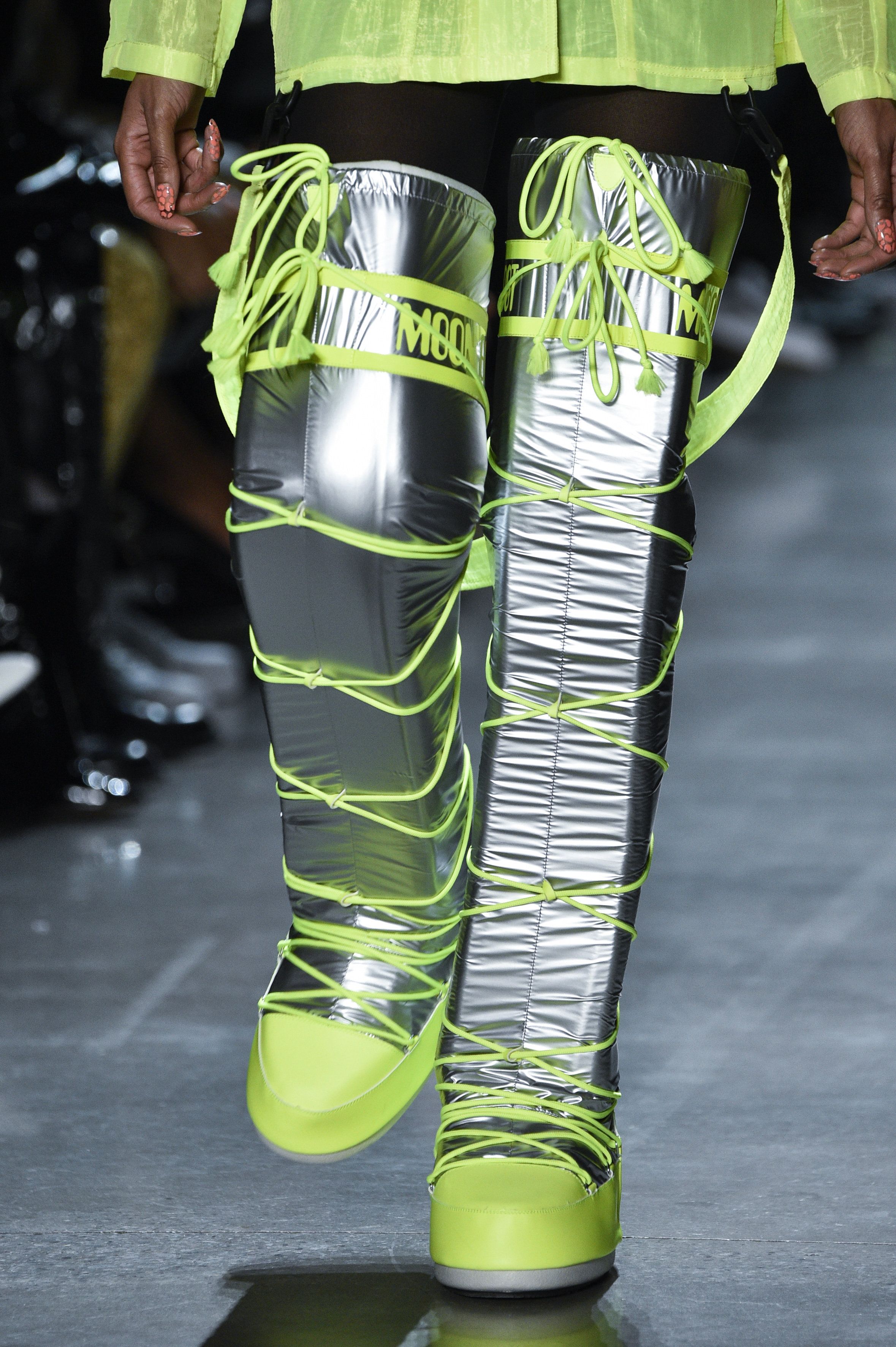 thigh high moon boots