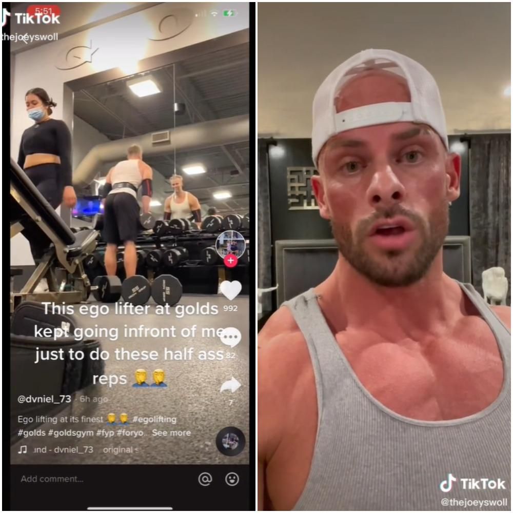 A woman got called out after trying to shame an 'ego lifter& ...