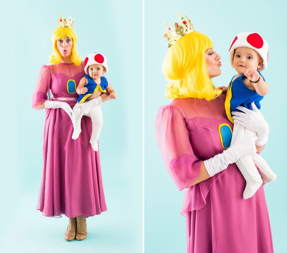 DIY Mom and Baby Halloween Costumes 
