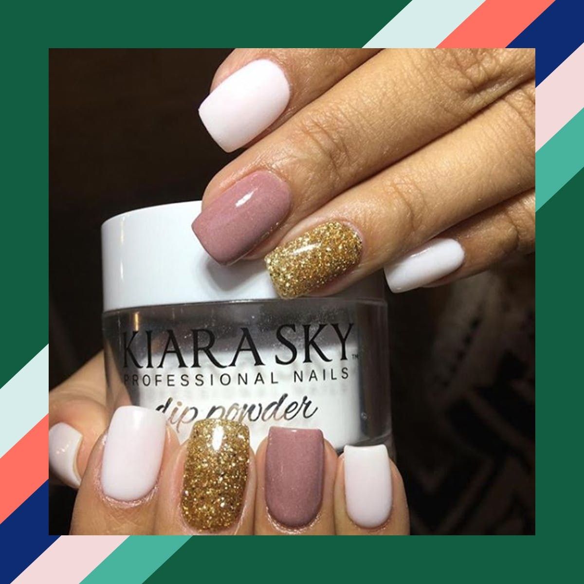 11 Dip Powder Manicures That Will Make You Give Up Gels and Acrylics - Brit  + Co
