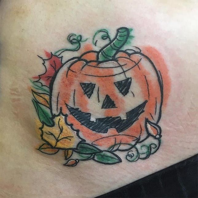 14 Halloween Tattoos To Celebrate The Spooky Spirit All Year Brit Co