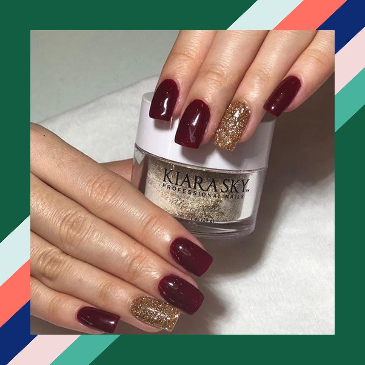 dip nails ideas fall