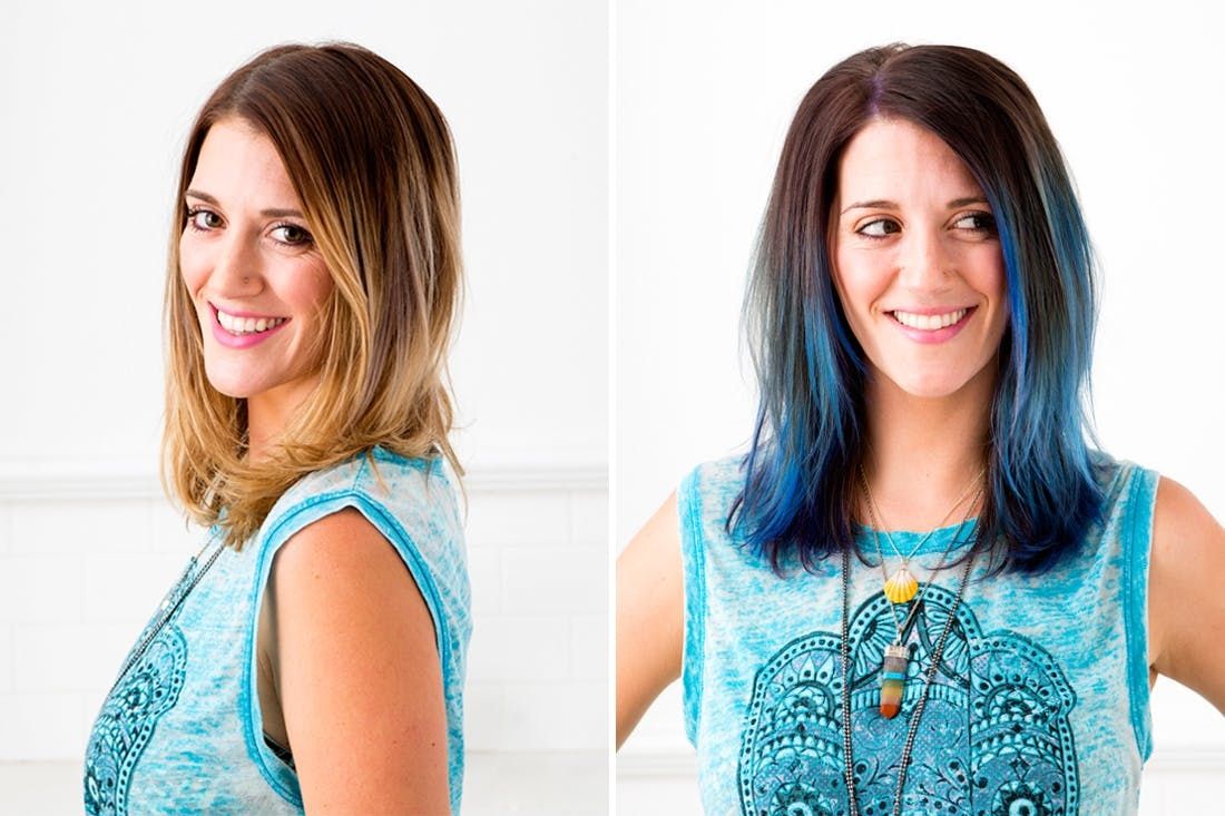 How to (Literally) Color Your Hair, No Foil Required - Brit + Co
