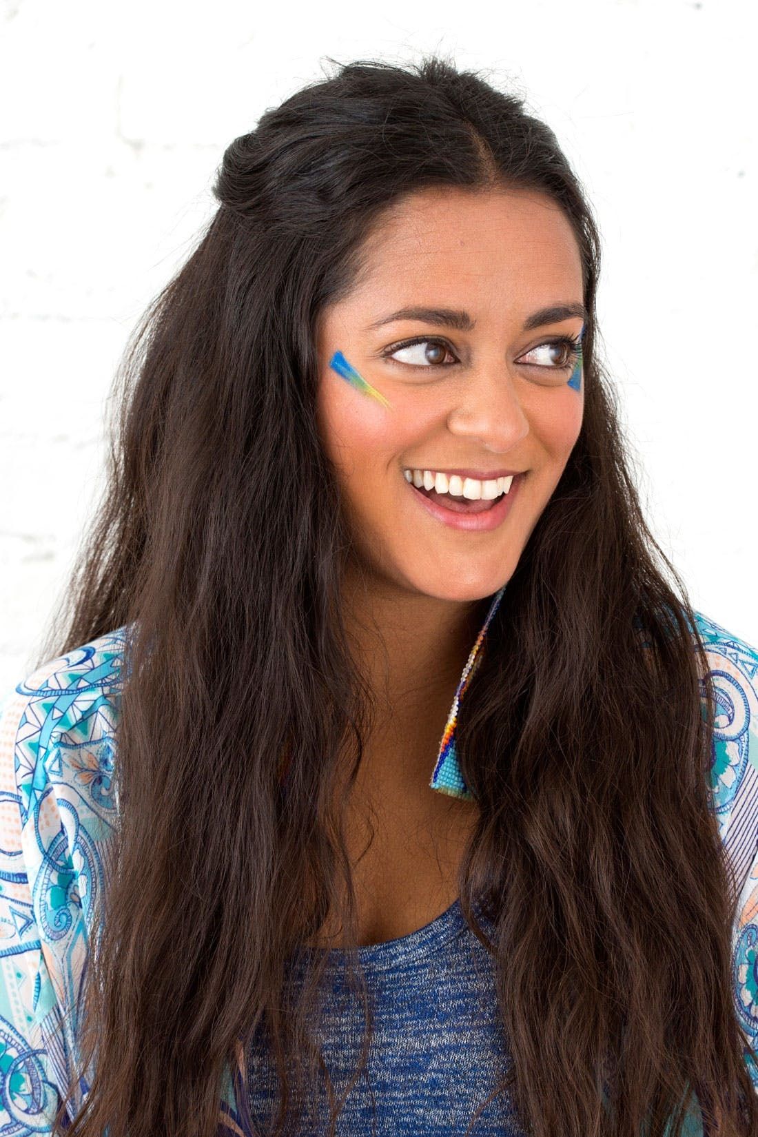 4 Easy Ways to DIY Festival Face Paint in Just 3 Steps - Brit + Co
