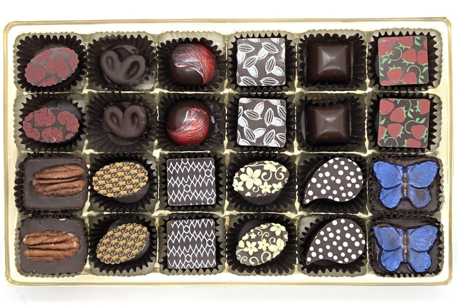 Say Thank You Kiera With A Mini Heart Tin Gift Present with Chocolates 