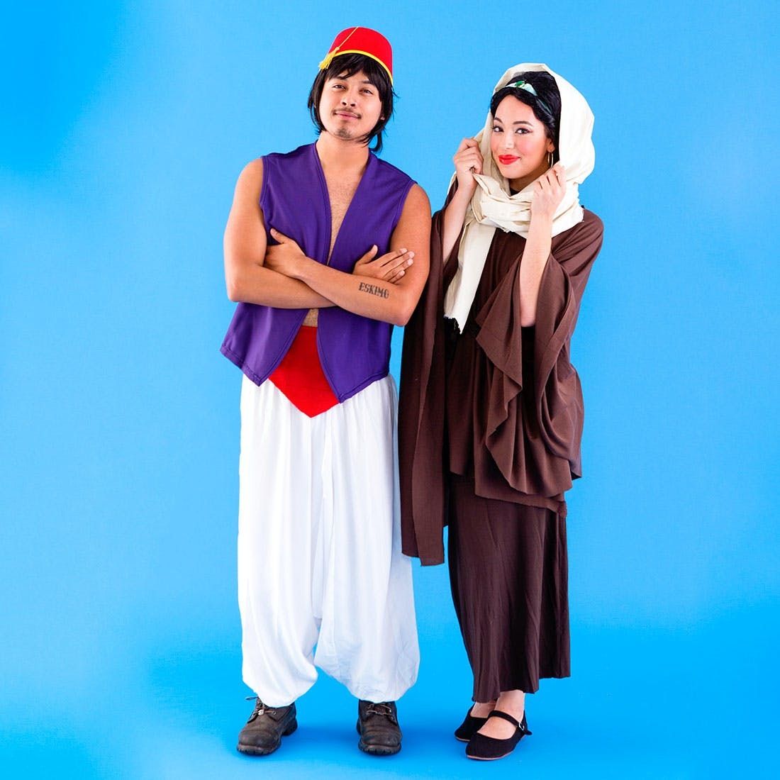 jasmine and aladdin halloween costumes