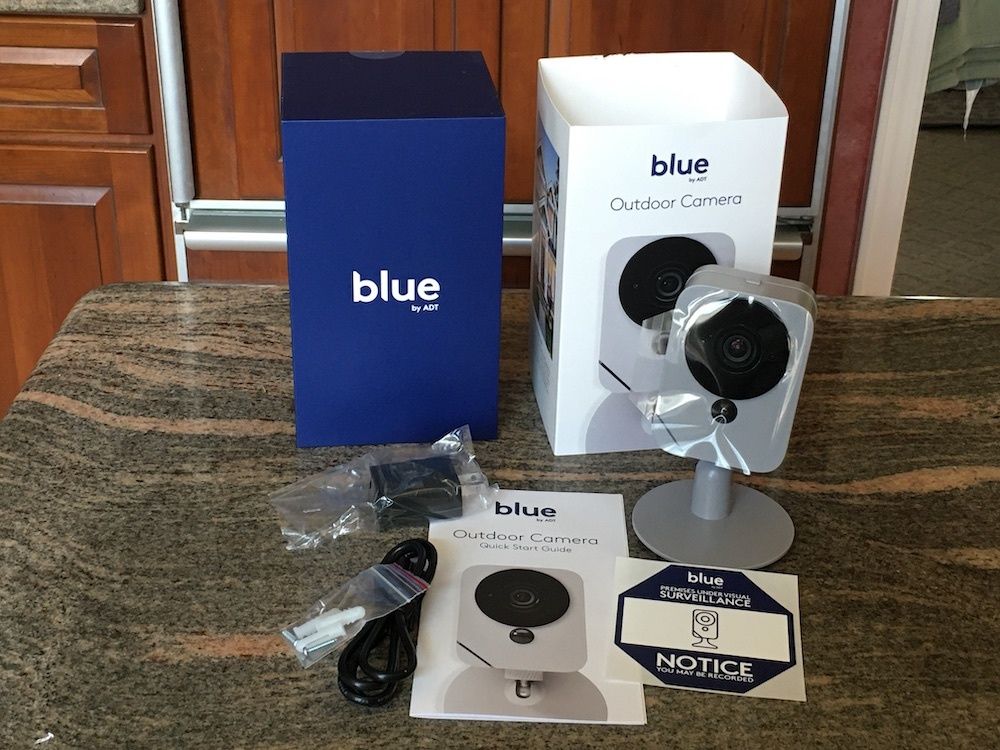 adt blue outdoor camera review