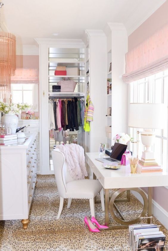 8 Ways to Turn Your Closet into an Office - Brit + Co