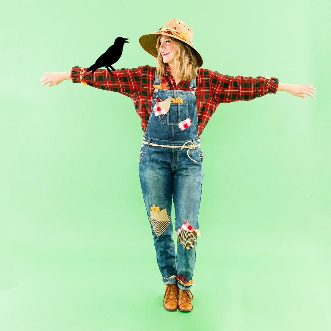 DIY Scarecrow Costume With Your Own Clothes - Brit + Co - Brit + Co