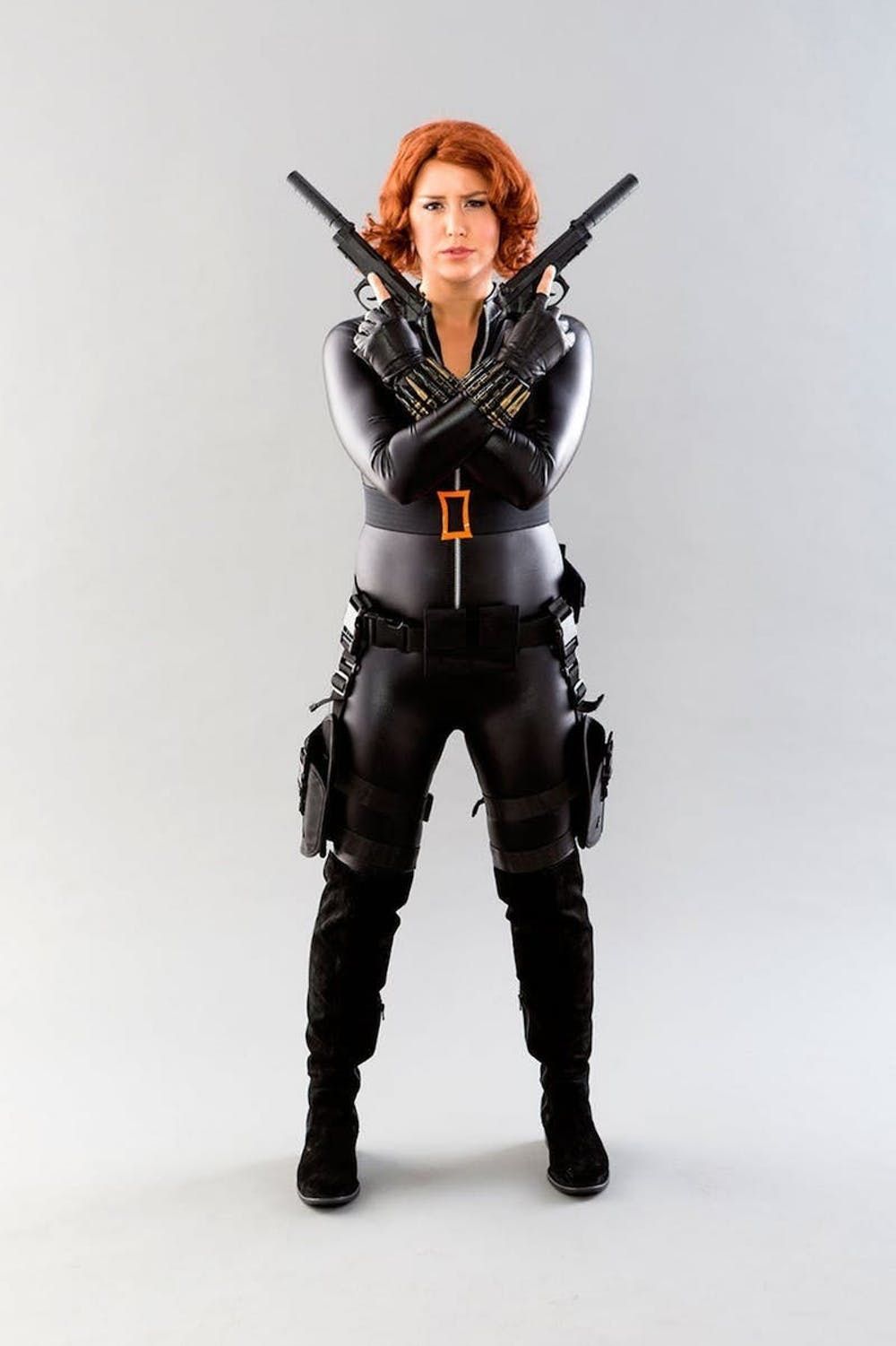 black widow superhero costume ideas