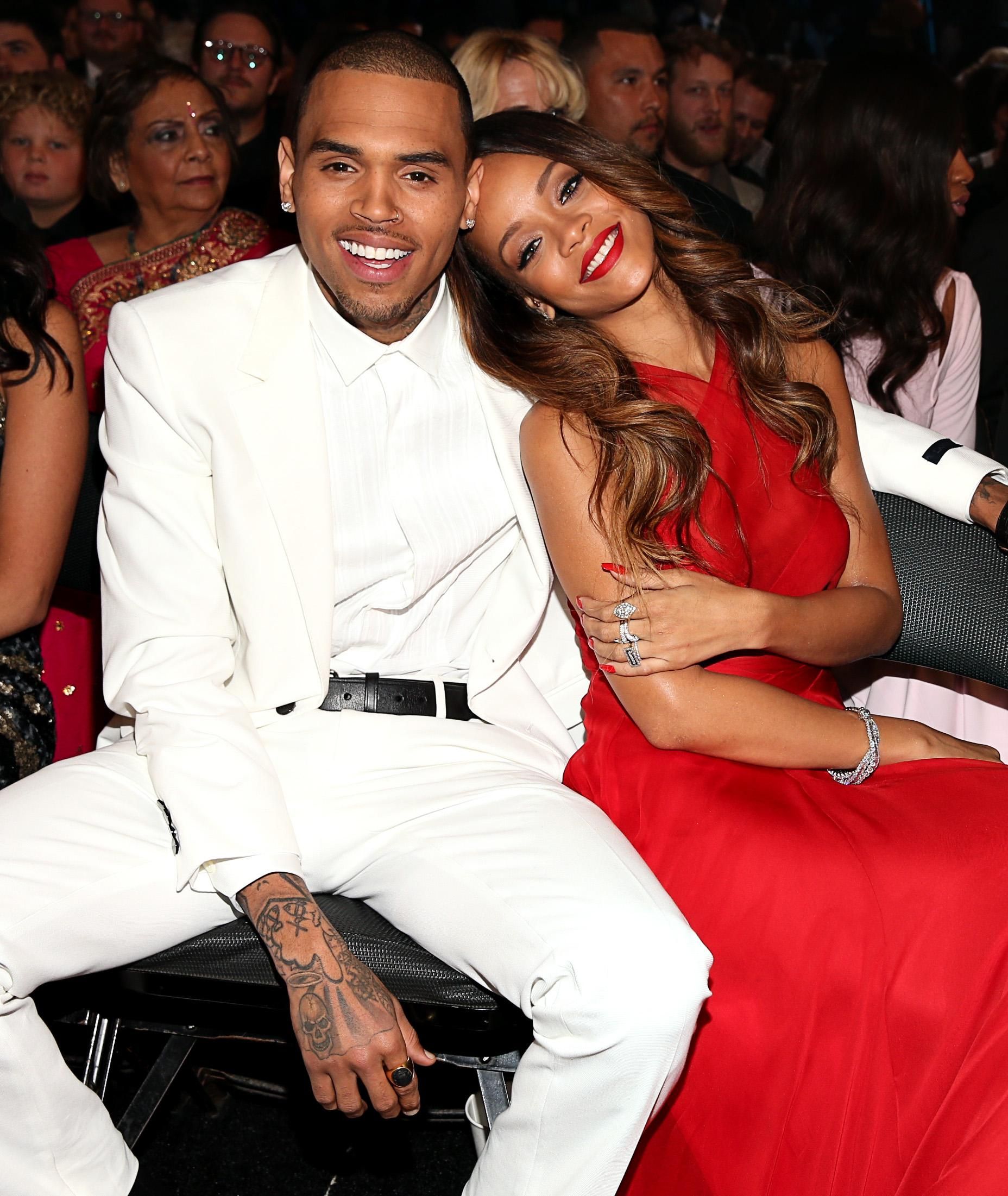 A timeline of singer Rihanna's relationships.