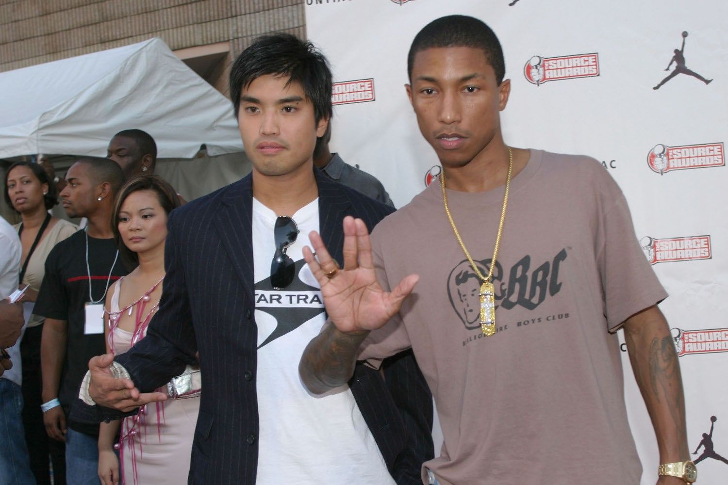 Pharrell includes Princess Anne High School letterman jacket in