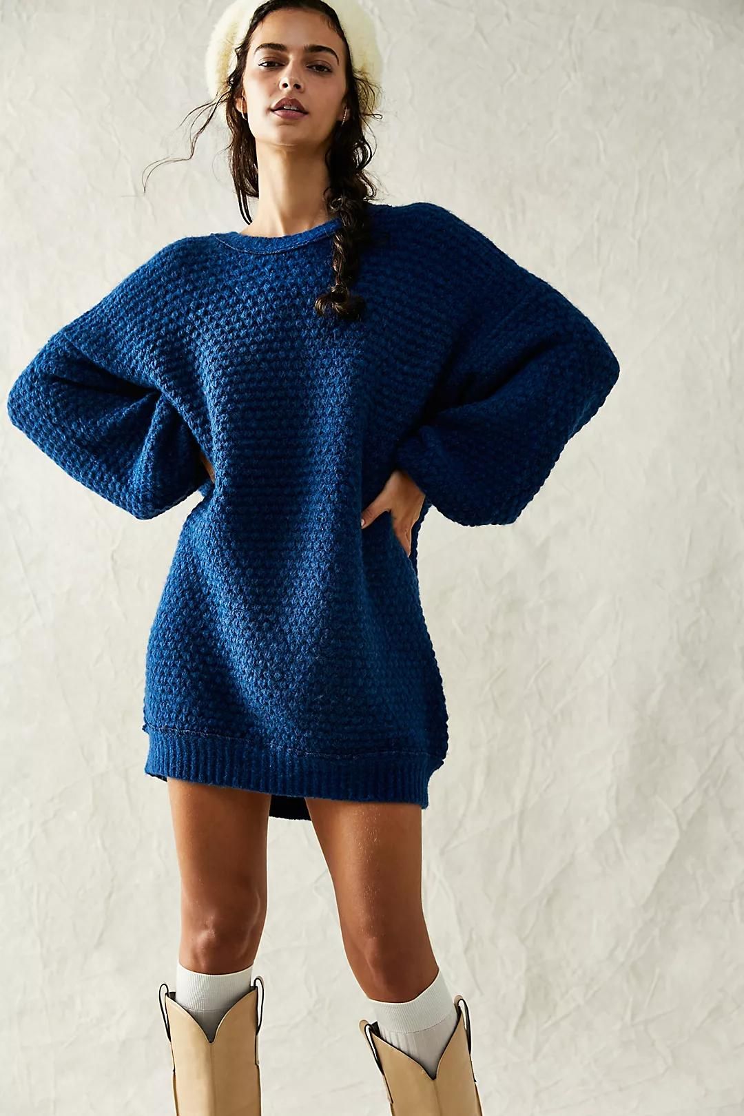 14 Oversize Sweater Dresses You Can Practically Disappear In