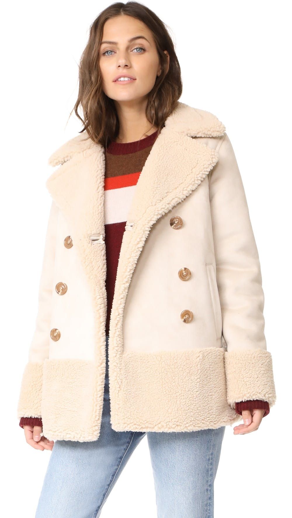 mother shearling coat