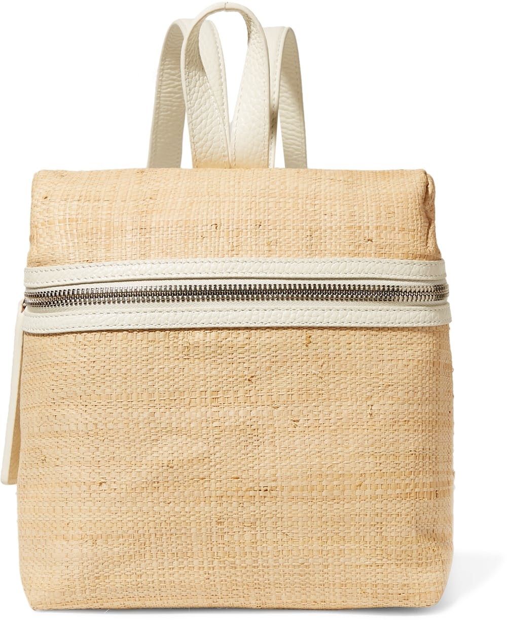 Pastel Woven Straw Envelope Crossbody Bag