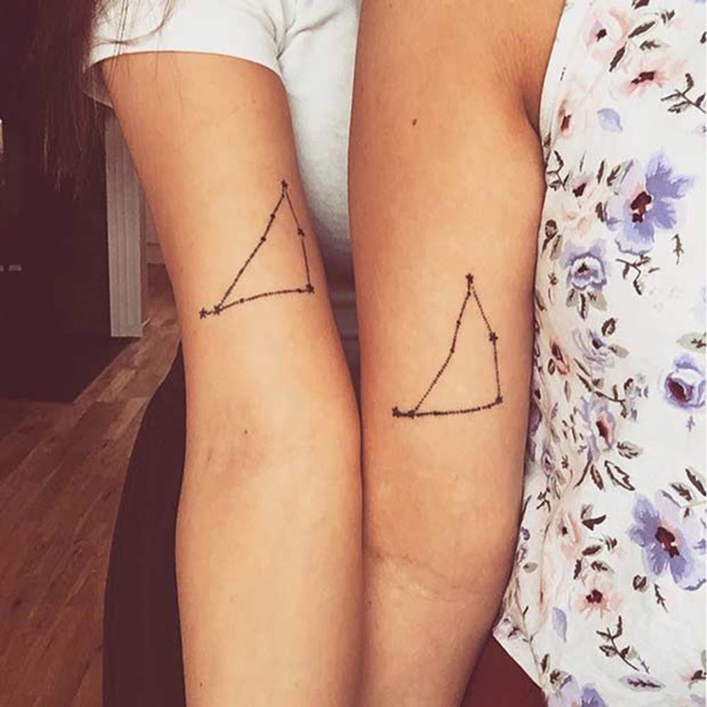 26 Perfectly Sublime Tattoo Designs For Sisters Or Best Friends  Tattoodo