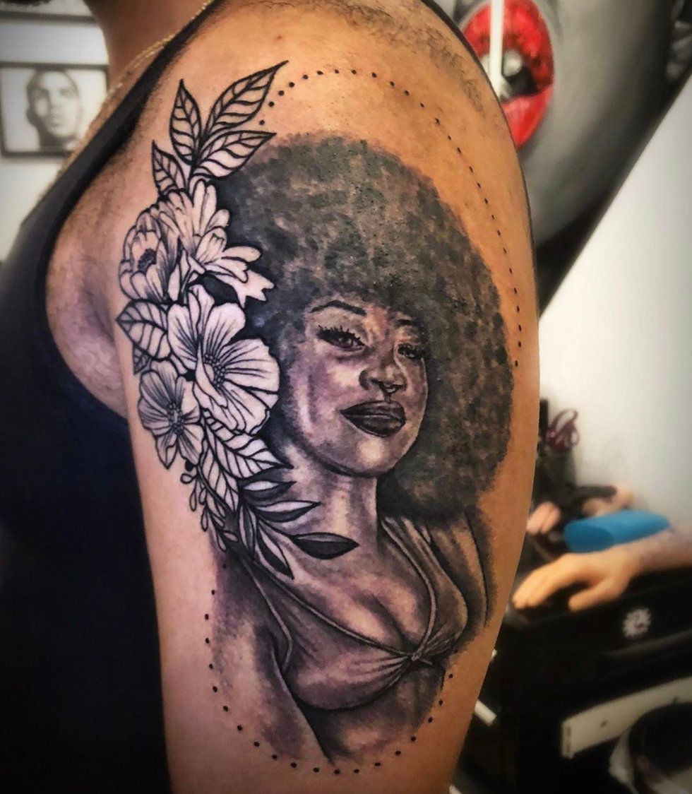 Discover more than 71 afro black queen tattoo best  thtantai2
