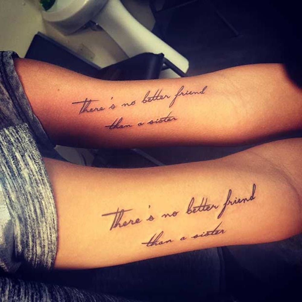 UPDATED 40 Matching Sister Tattoos Youll Both Love