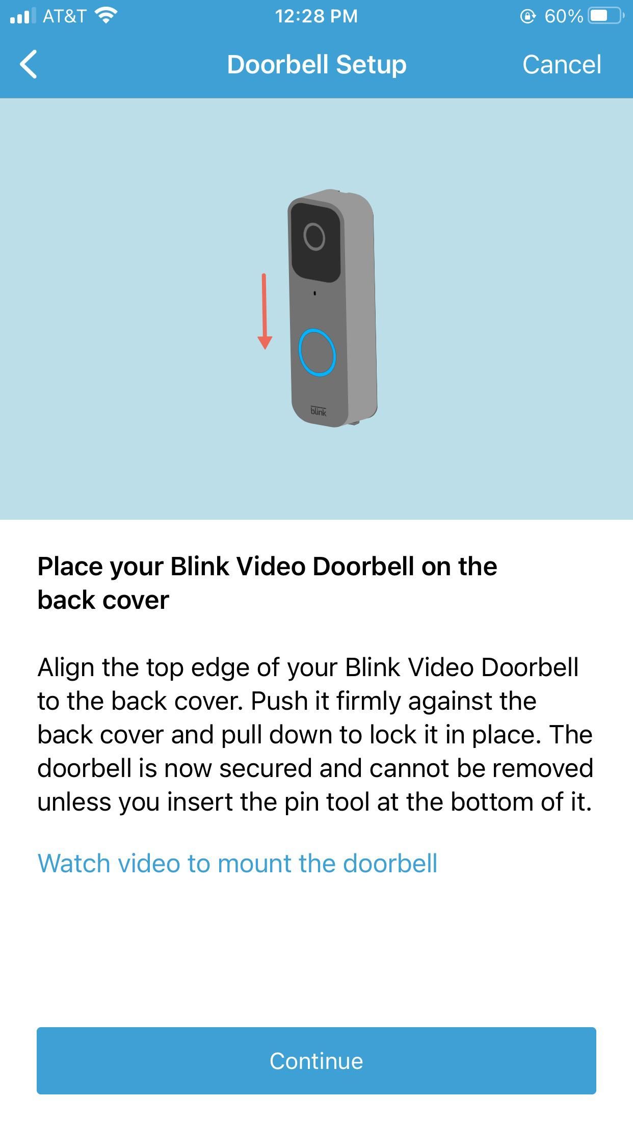 installing blink doorbell