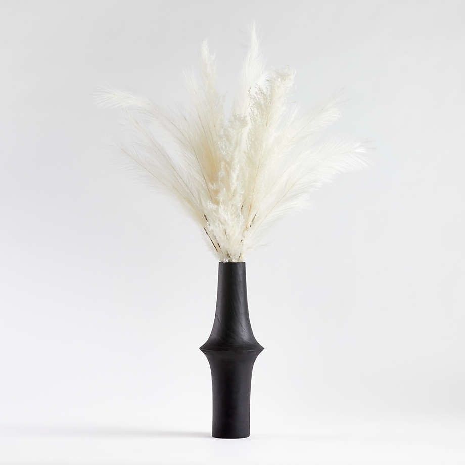 Preserved Pampas Grass, Black