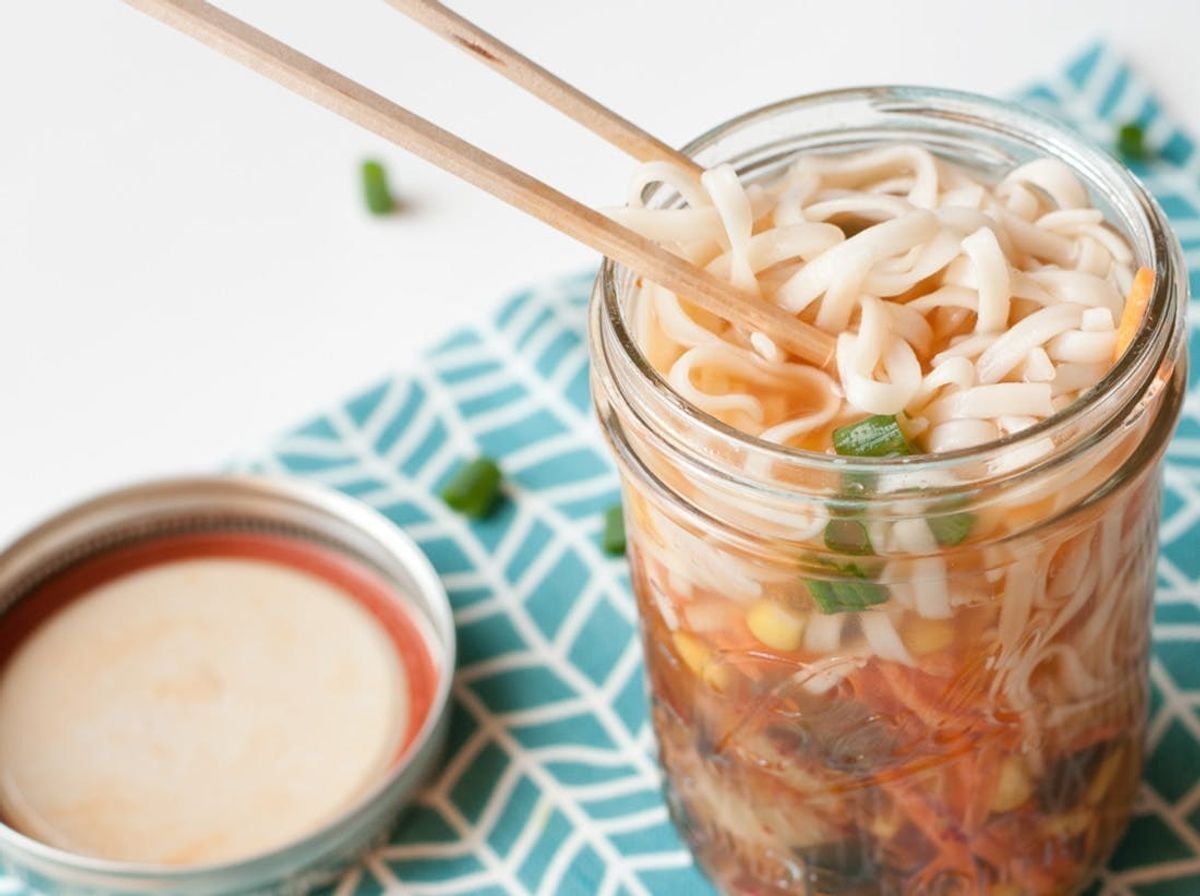 Mason Jar Instant Noodles - The Girl on Bloor