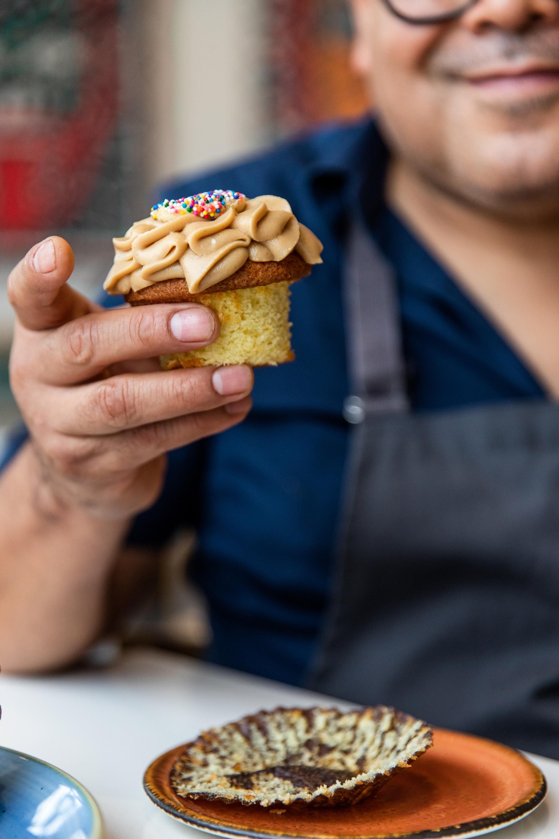 Giant Vanilla Cupcake - Crave Cupcakes (Houston, Texas)