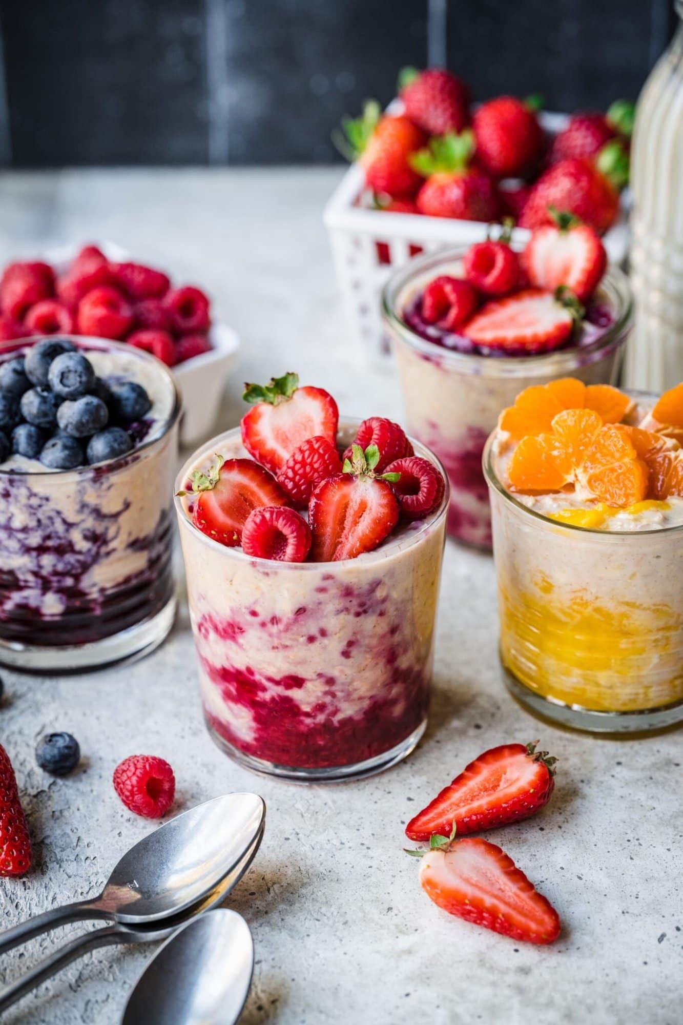 Healthy Fruit and Yogurt Parfaits {Meal Prep} - The Girl on Bloor