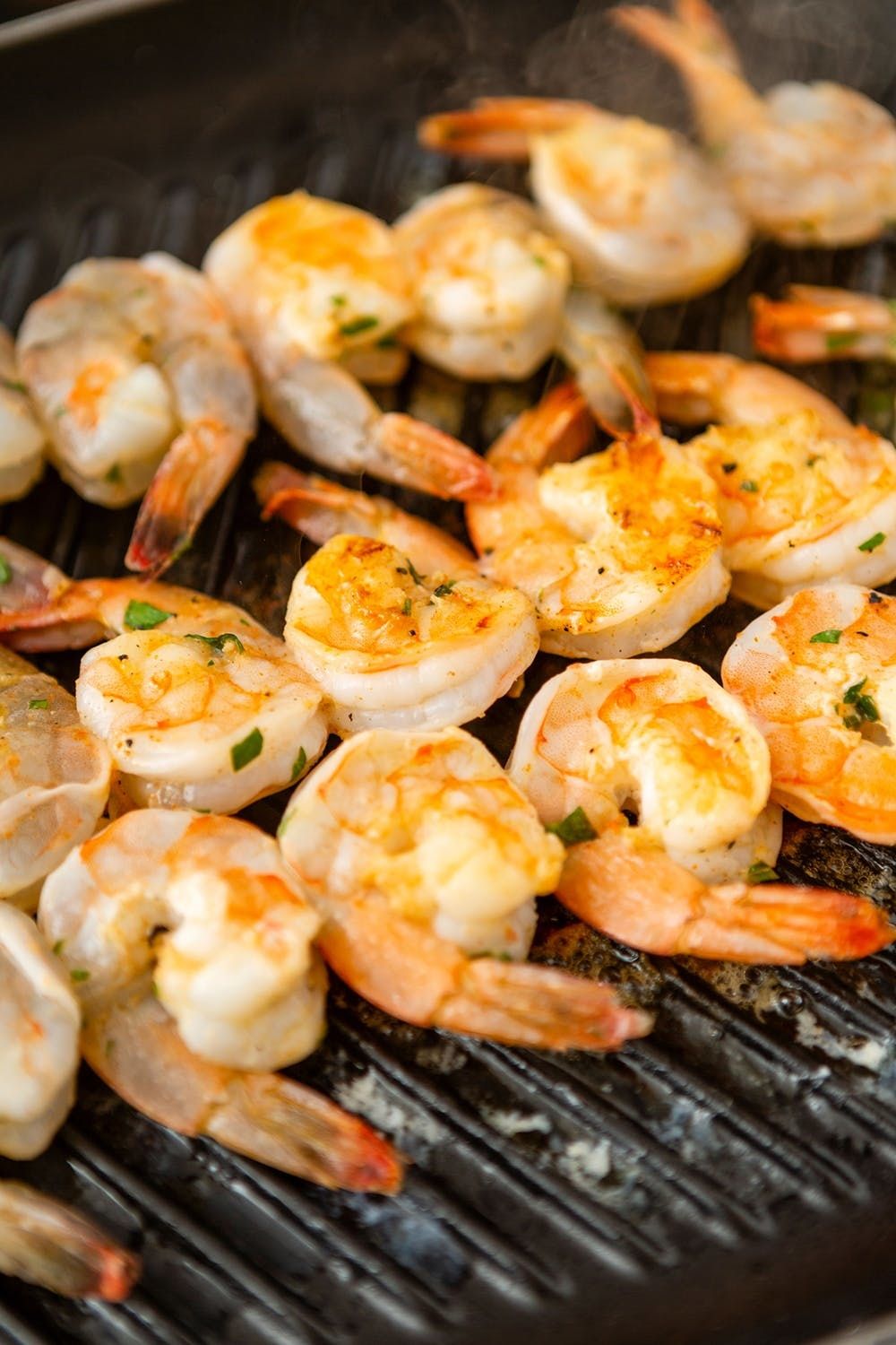 Field Company on Instagram: Easy Method for Cooking Shrimp in Cast Iron🦐⁠  ⁠ Grill or stovetop instructions:⁠ ⁠ 1. Season your shrimp & preheat your  pan ⁠ 2. Add butter and when