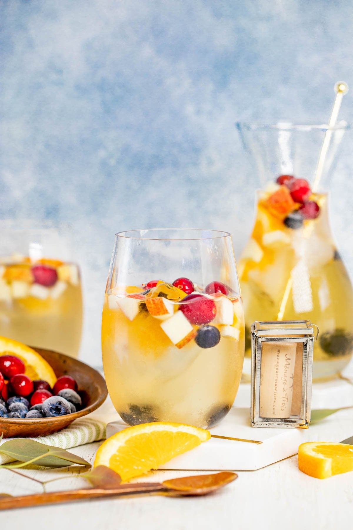 Sangria and Snacks for a Labor Day Party