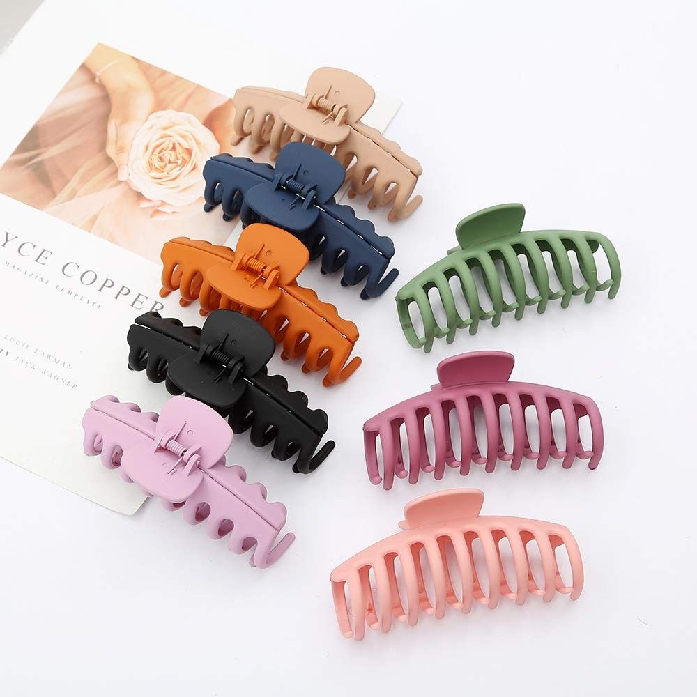 No-Slip Grip® Claw Hair Clips 3pk