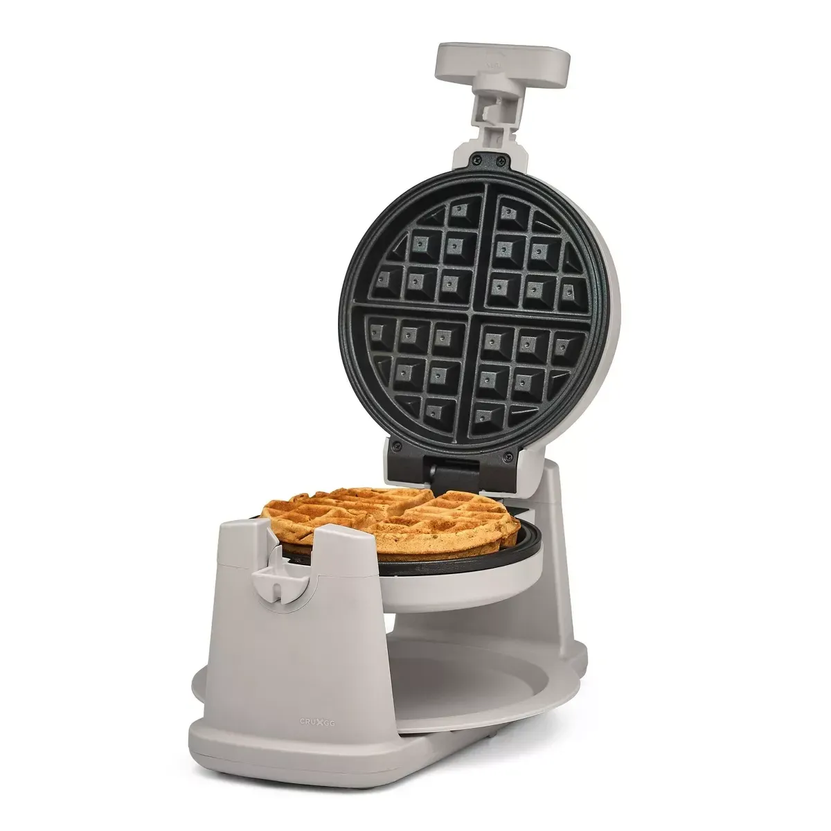 Health and Home 3-in-1 Waffle Maker, Omelet Maker, Egg Waffle Maker, 3  Removable Nonstick Baking Plates, Upgraded 360 Rotating B