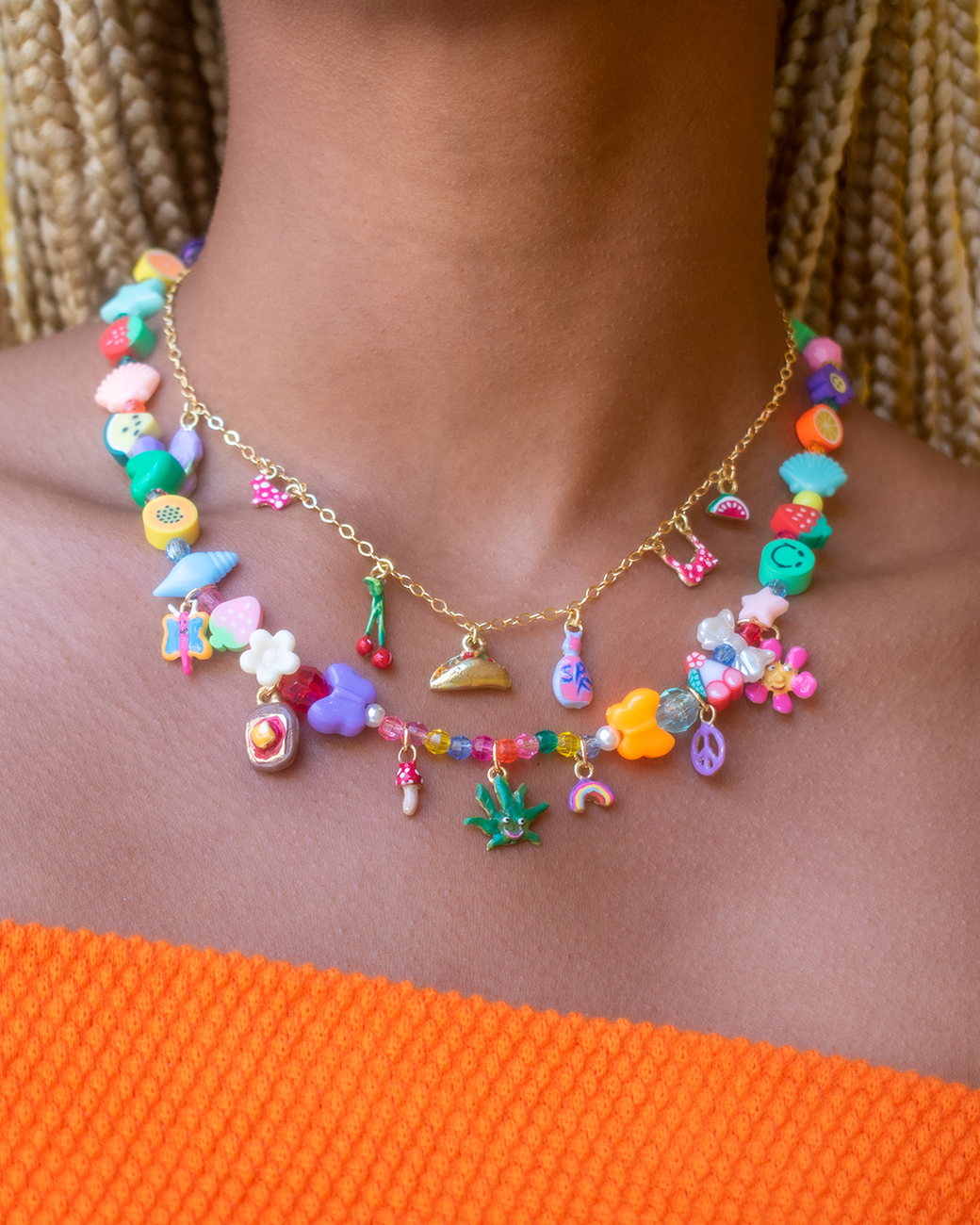 Ombre Chunky Chain Necklace — FRY POWERS
