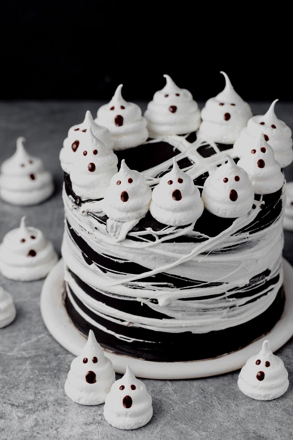 Large Skull Cake Pan Haunted Baking Cake for Halloween and Birthday Party 