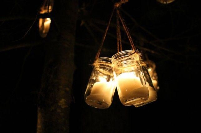 Romantic Evening Mason Jar Lanterns