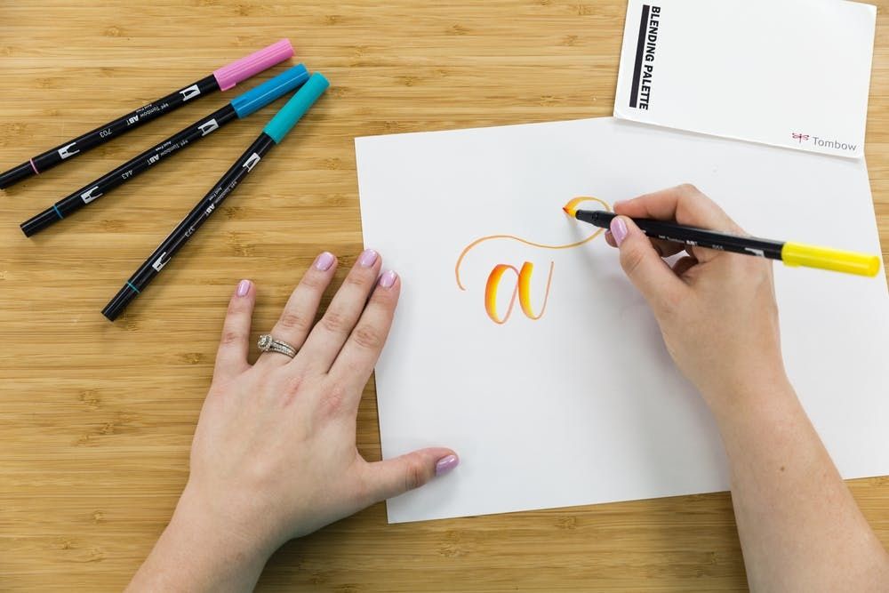 Craft Your Own Brush Lettering Style With Brittany Luiz of Tombow - Brit +  Co