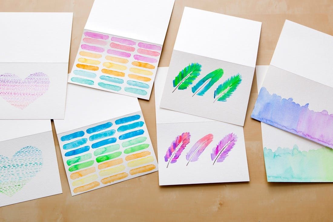 Watercolor Cards Kit